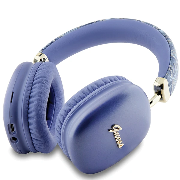 Guess Bluetooth on-ear ausinės GUBHK1GCTCSU violetinė/violetinė Gcube Metallic Script Logo aprašymas - Prekės nuotrauka Guess Bluetooth on-ear ausinės GUBHK1GCTCSU violetinė/violetinė Gcube Metallic Script Logo aprašymas - Prekės nuotrauka