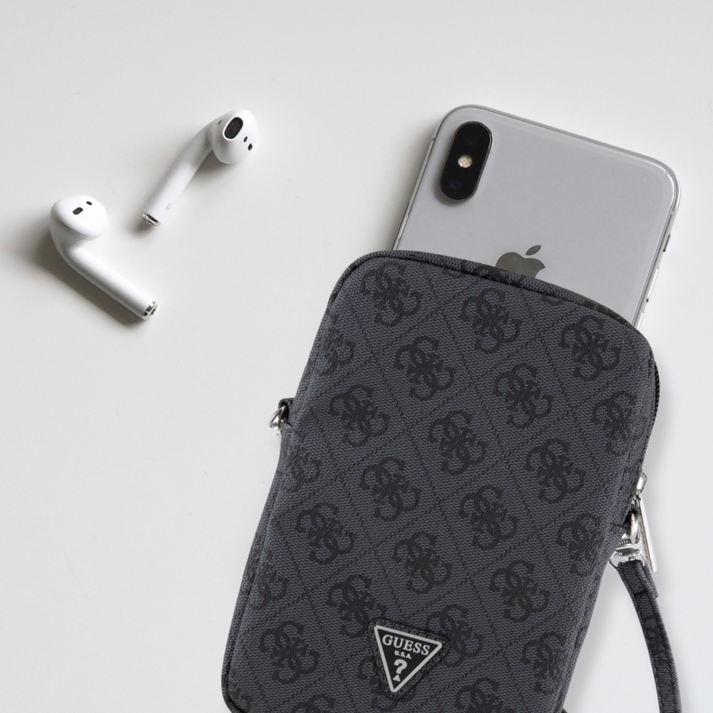 Guess Bag GUWBZP4GFTSW ruda Zip 4G Triangle aprašymas - Prekės nuotrauka