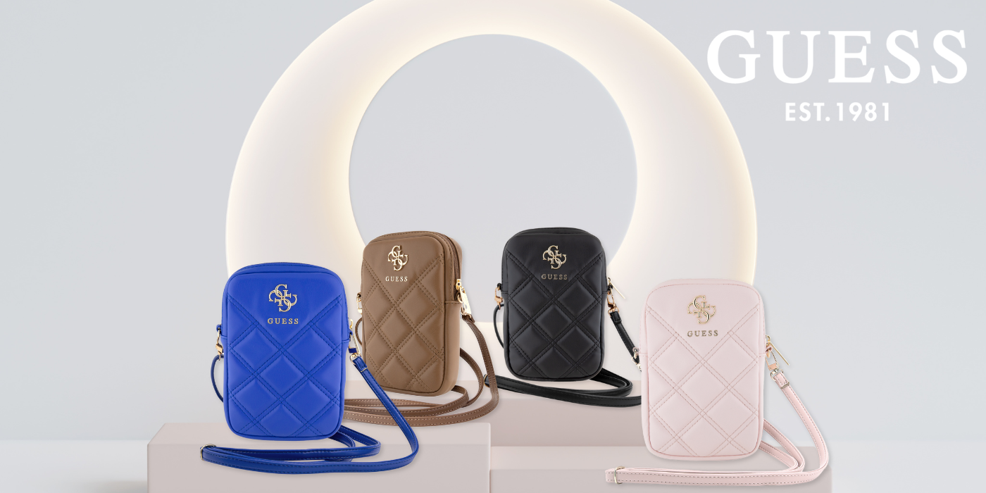 Guess Bag GUWBZPSQSSGW ruda Zip Quilted 4G aprašymas - Prekės nuotrauka