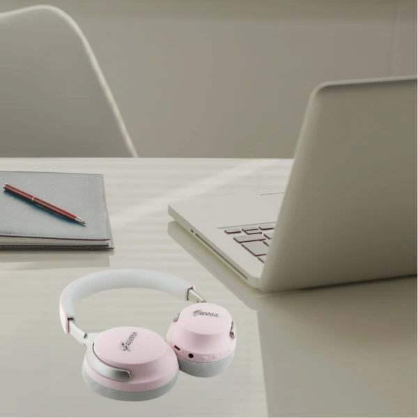 Guess Bluetooth ausinės ANC/ENC GUBHC22PSBCSMP rožinės spalvos DB Metal Script Logo aprašymas - Prekės nuotrauka Guess Bluetooth ausinės ANC/ENC GUBHC22PSBCSMP rožinės spalvos DB Metal Script Logo aprašymas - Prekės nuotrauka