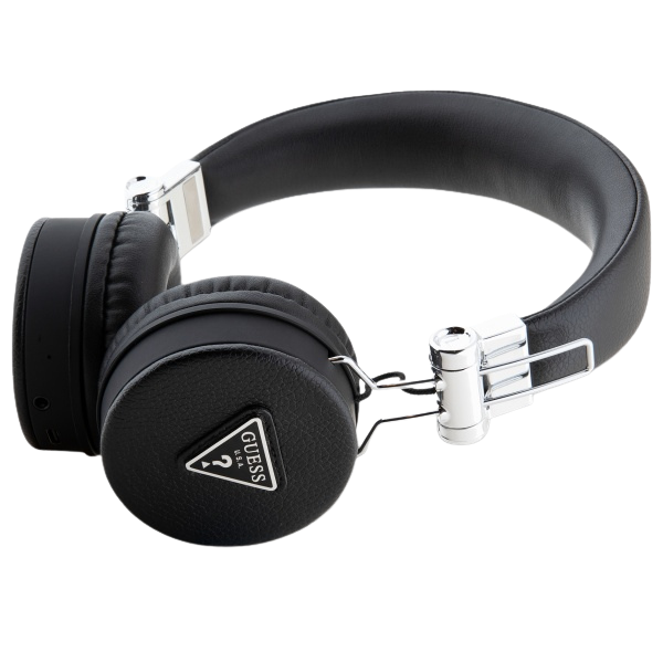 Guess Bluetooth Ausinės ENC GUBH70PGTSPSK juodos spalvos Grained Classic Round Shape aprašymas - Prekės nuotrauka Guess Bluetooth Ausinės ENC GUBH70PGTSPSK juodos spalvos Grained Classic Round Shape aprašymas - Prekės nuotrauka