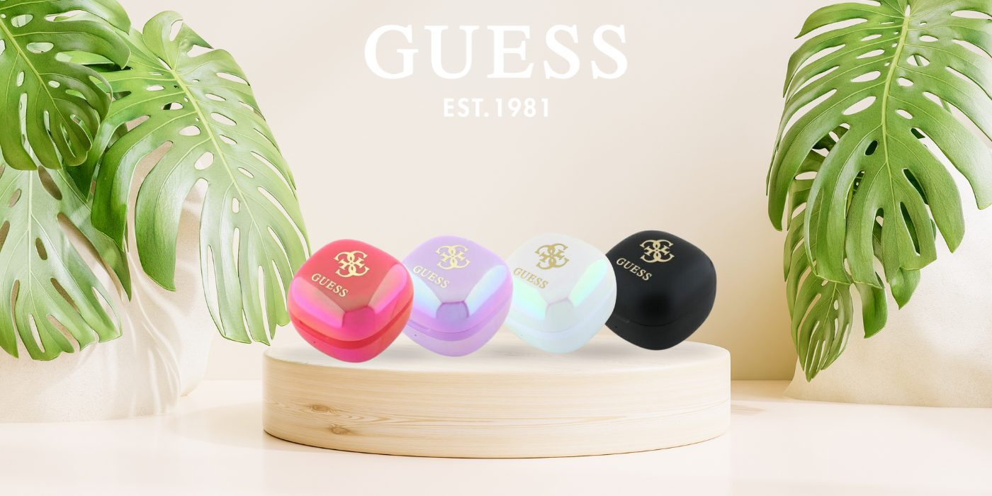 Guess Bluetooth ausinės GUTWSJ144ESF TWS + įkrovimo stotelė fuksija Iridescent 4G Printed Logo aprašymas - Prekės nuotrauka Guess Bluetooth ausinės GUTWSJ144ESF TWS + įkrovimo stotelė fuksija Iridescent 4G Printed Logo aprašymas - Prekės nuotrauka