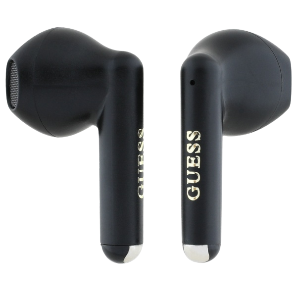 Guess Bluetooth ausinės GUTWSJ14ESGK TWS + docking station juodos spalvos Printed Classic Logo aprašymas - Prekės nuotrauka