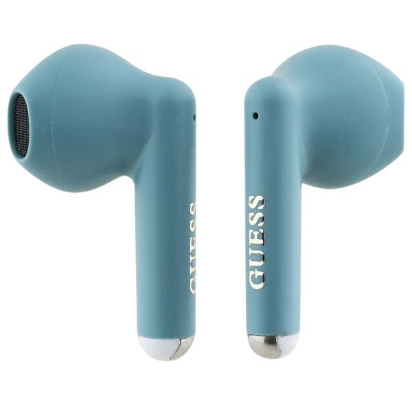 Guess Bluetooth ausinės GUTWSJ14ESGQ TWS + docking station turquoise Printed Classic Logo aprašymas - Prekės nuotrauka