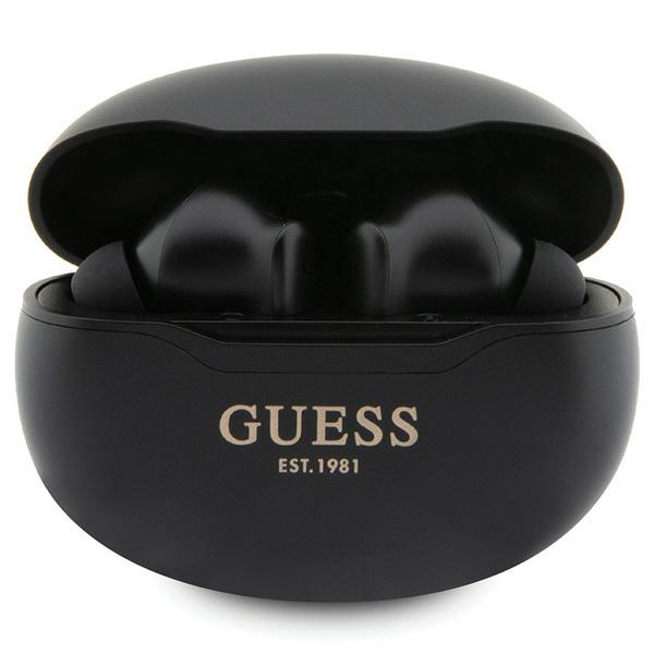 Guess Bluetooth ausinės GUTWST50EK TWS + įkrovimo stotelė, juodos spalvos, Classic EST aprašymas - Prekės nuotrauka