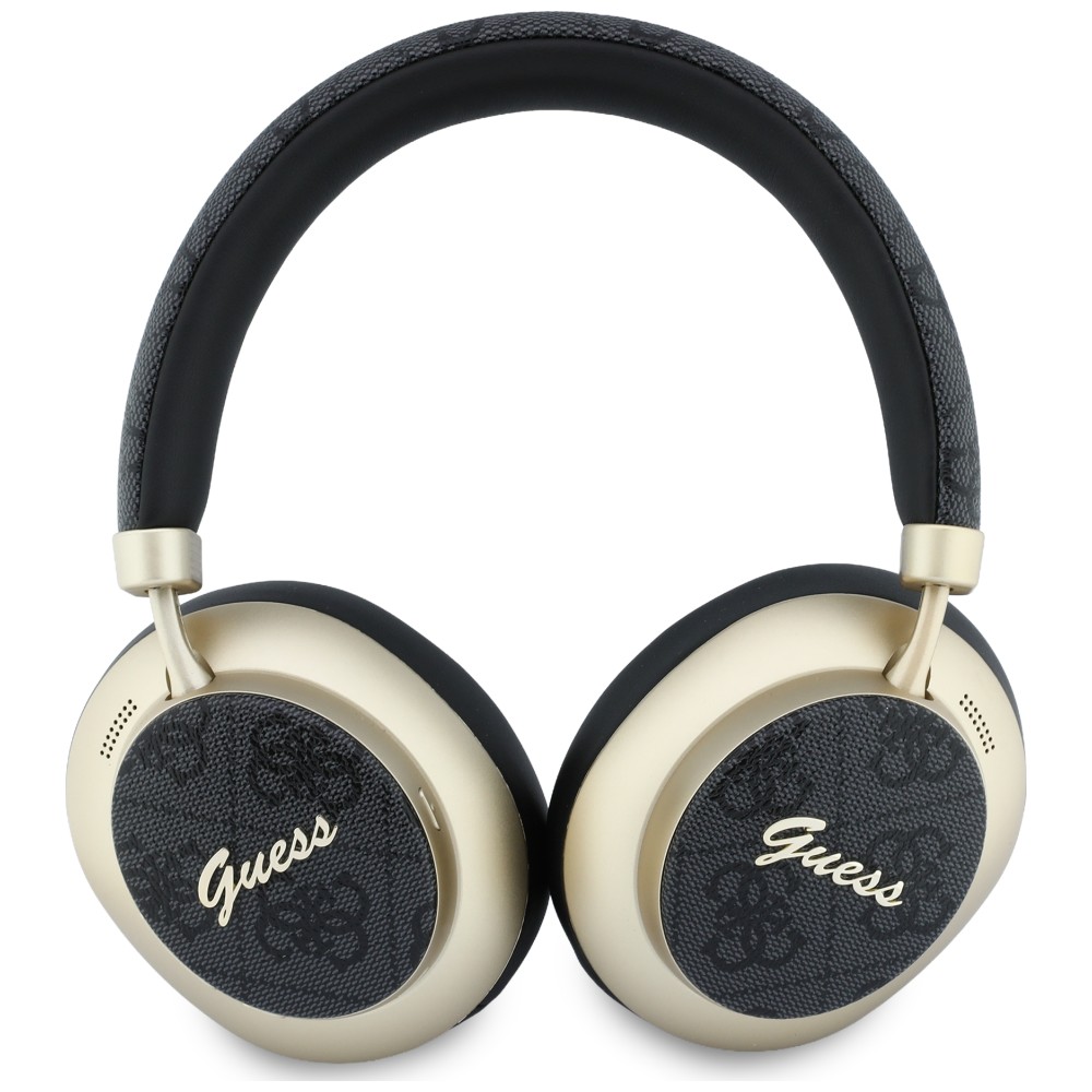 Guess Bluetooth ENC 4G Auksinė Script Metal ausinės, juodos spalvos aprašymas - Prekės nuotrauka