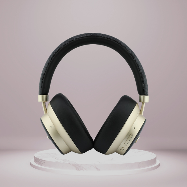 Guess Bluetooth ENC 4G Auksinė Script Metal ausinės, juodos spalvos aprašymas - Prekės nuotrauka