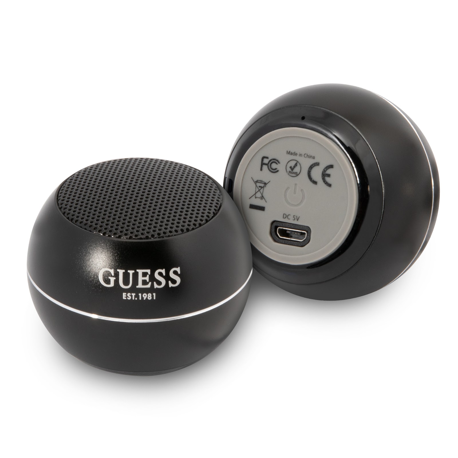 Guess Bluetooth garsiakalbis GUWSALGEK mini garsiakalbis juodos spalvos aprašymas - Prekės nuotrauka