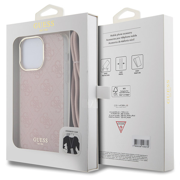 Dėklas GUESS GUHCP15LHC4SEP IPHONE 15 PRO 6.1 