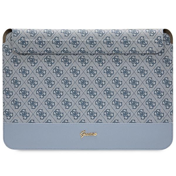 Guess Dėklas kompiuteriui GUCS14PS4SGB 14″ mėlynos spalvos 4G Stripe Metal Logo aprašymas - Prekės nuotrauka