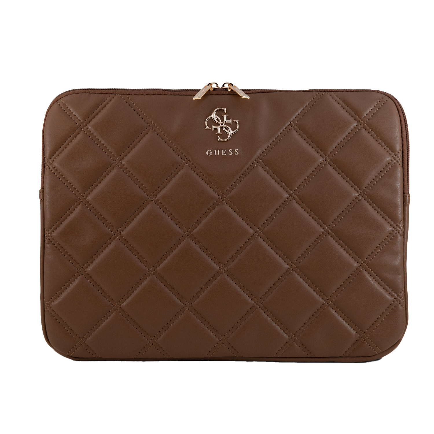 Guess Dėklas kompiuteriui GUCS14ZPSQSSGW 14″ rudos spalvos Quilted 4G aprašymas - Prekės nuotrauka