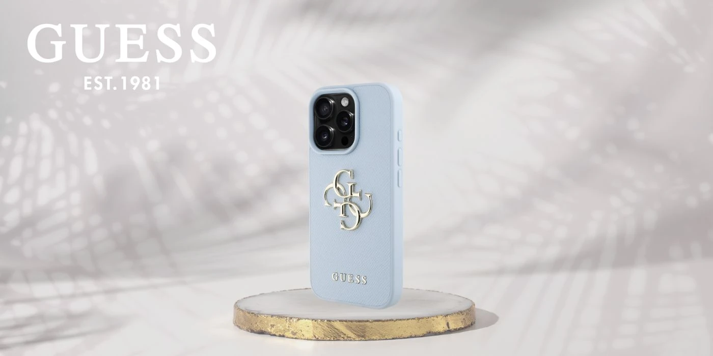Guess Grained Big 4G Logo Small Classic Logo Apple iPhone 16 Pro Max dėklas telefonui mėlynos spalvos aprašymas - Prekės nuotrauka Guess Grained Big 4G Logo Small Classic Logo Apple iPhone 16 Pro Max dėklas telefonui mėlynos spalvos aprašymas - Prekės nuotrauka