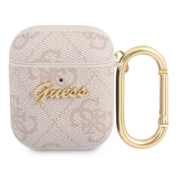 Guess GUA24GSMP AirPods dėklas rožinės spalvos 4G Script Metal Collection aprašymas - Prekės nuotrauka Guess GUA24GSMP AirPods dėklas rožinės spalvos 4G Script Metal Collection aprašymas - Prekės nuotrauka
