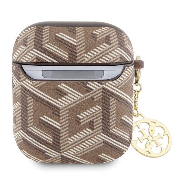 Guess GUA2PGCE4CW AirPods 1/2 dėklas rudos spalvos GCube Charm aprašymas - Prekės nuotrauka