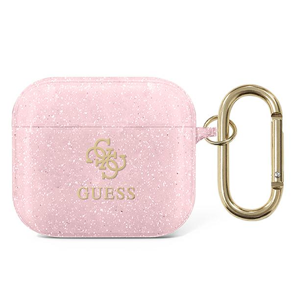 Guess GUA3UCG4GP AirPods 3 dėklas, rožinė, Glitter Collection aprašymas - Prekės nuotrauka