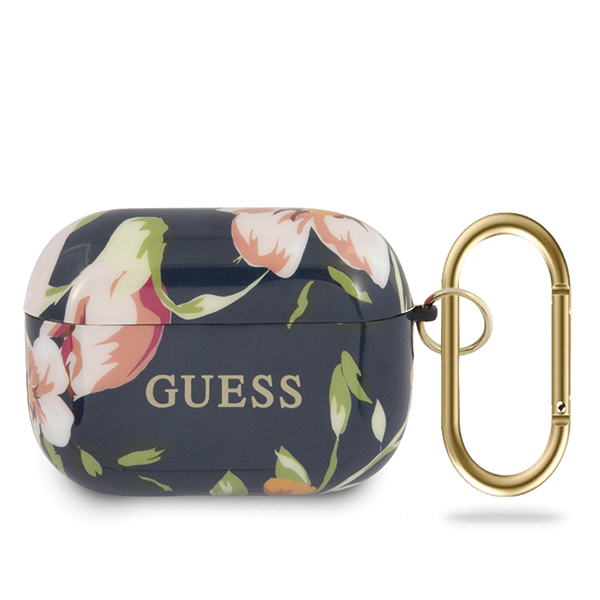 Guess GUACAPTPUBKFL03 AirPods Pro dėklas mėlynos spalvos N.3 Flower Collection aprašymas - Prekės nuotrauka