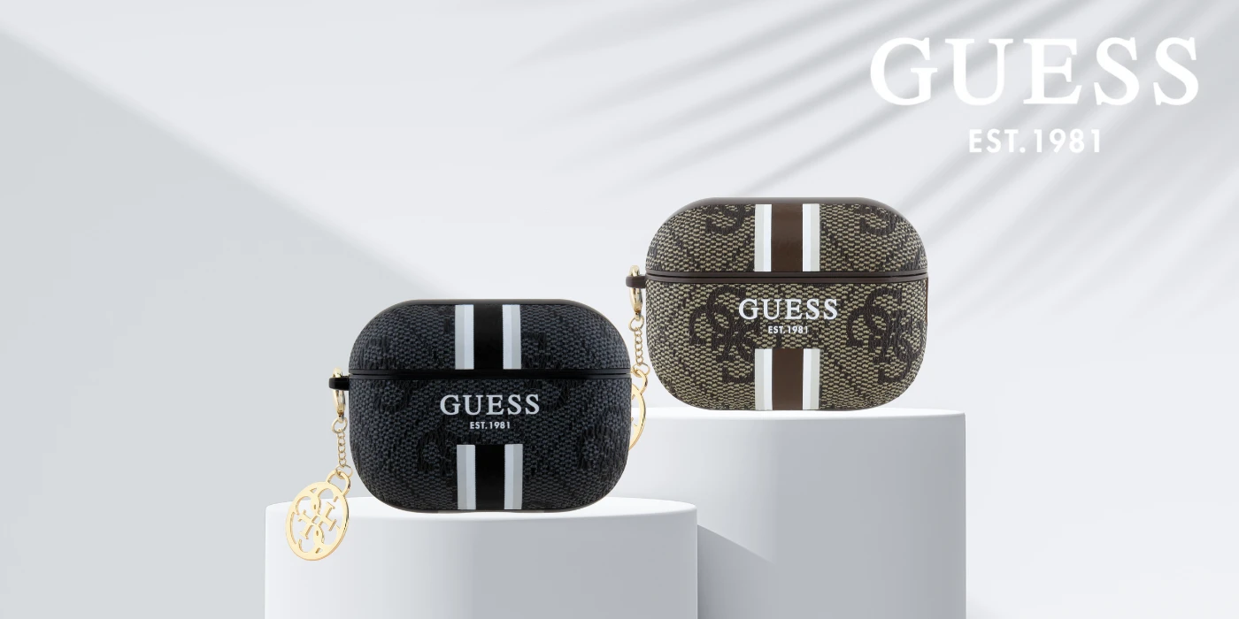 Guess GUAP2P4RPSK AirPods Pro 2 (2022/2023) dėklas juodos spalvos 4G Printed Stripes Charm aprašymas - Prekės nuotrauka Guess GUAP2P4RPSK AirPods Pro 2 (2022/2023) dėklas juodos spalvos 4G Printed Stripes Charm aprašymas - Prekės nuotrauka