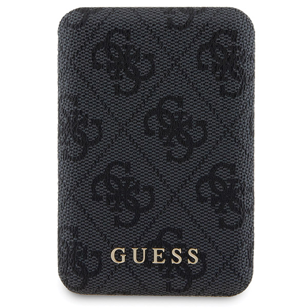 Guess GUBPM5P13L4GEMGK Rinkinys iPhone 13 Pro 6.1″ kietas dėklas + Powerbank 5000mAh MagSafe juodos spalvos 4G Met aprašymas - Prekės nuotrauka