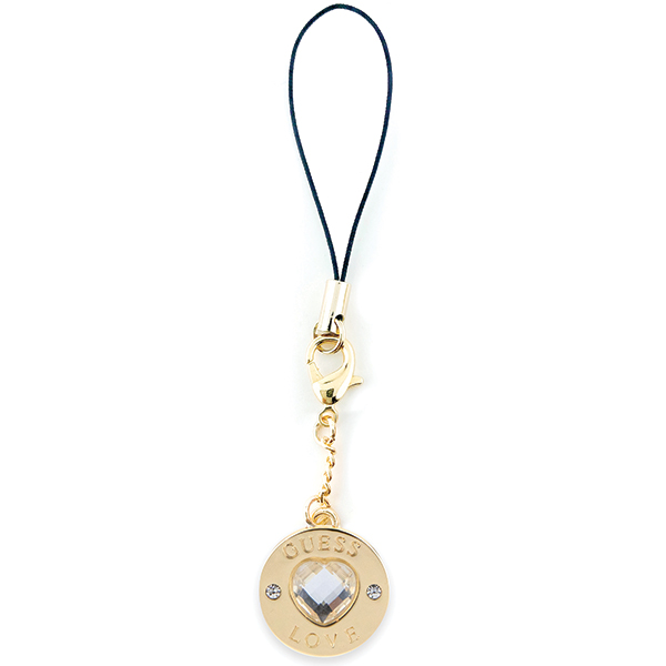 Guess GUCPMHGLD telefono virvelė Heart Diamond Charm su cirkoniais aprašymas - Prekės nuotrauka