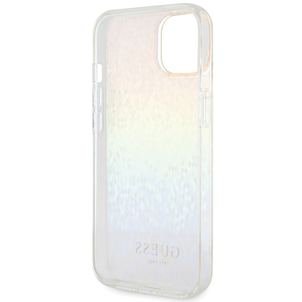 Guess GUHCN61HDECMI iPhone 11 / Xr 6.1″ kietas dėklas IML Faceted Mirror Disco vaivorykštinis aprašymas - Prekės nuotrauka