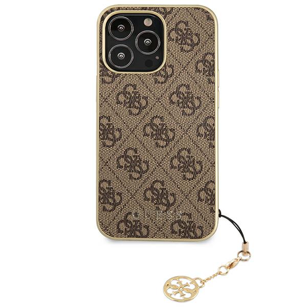 Dėklas Cg Mobile France GUHCP13LGF4GBR Guess 4G Charms Zadní Kryt pro iPhone 13 Pro Brown (ruda) aprašymas - Prekės nuotrauka Dėklas Cg Mobile France GUHCP13LGF4GBR Guess 4G Charms Zadní Kryt pro iPhone 13 Pro Brown (ruda) aprašymas - Prekės nuotrauka