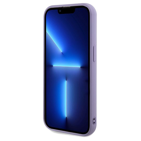 Guess GUHCP13LPSFDGSU iPhone 13 Pro /13 6.1″ violetinės spalvos kietas dėklas Sequin Script Metal aprašymas - Prekės nuotrauka