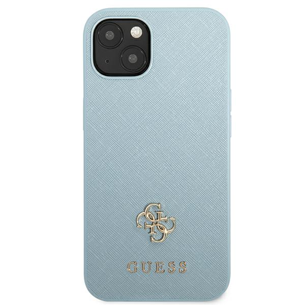 Guess GUHCP13SPS4MB Apple iPhone 13 mini 5,4″ mėlynas kietas dėklas Saffiano 4G Small Metal Logo aprašymas - Prekės nuotrauka Guess GUHCP13SPS4MB Apple iPhone 13 mini 5,4″ mėlynas kietas dėklas Saffiano 4G Small Metal Logo aprašymas - Prekės nuotrauka