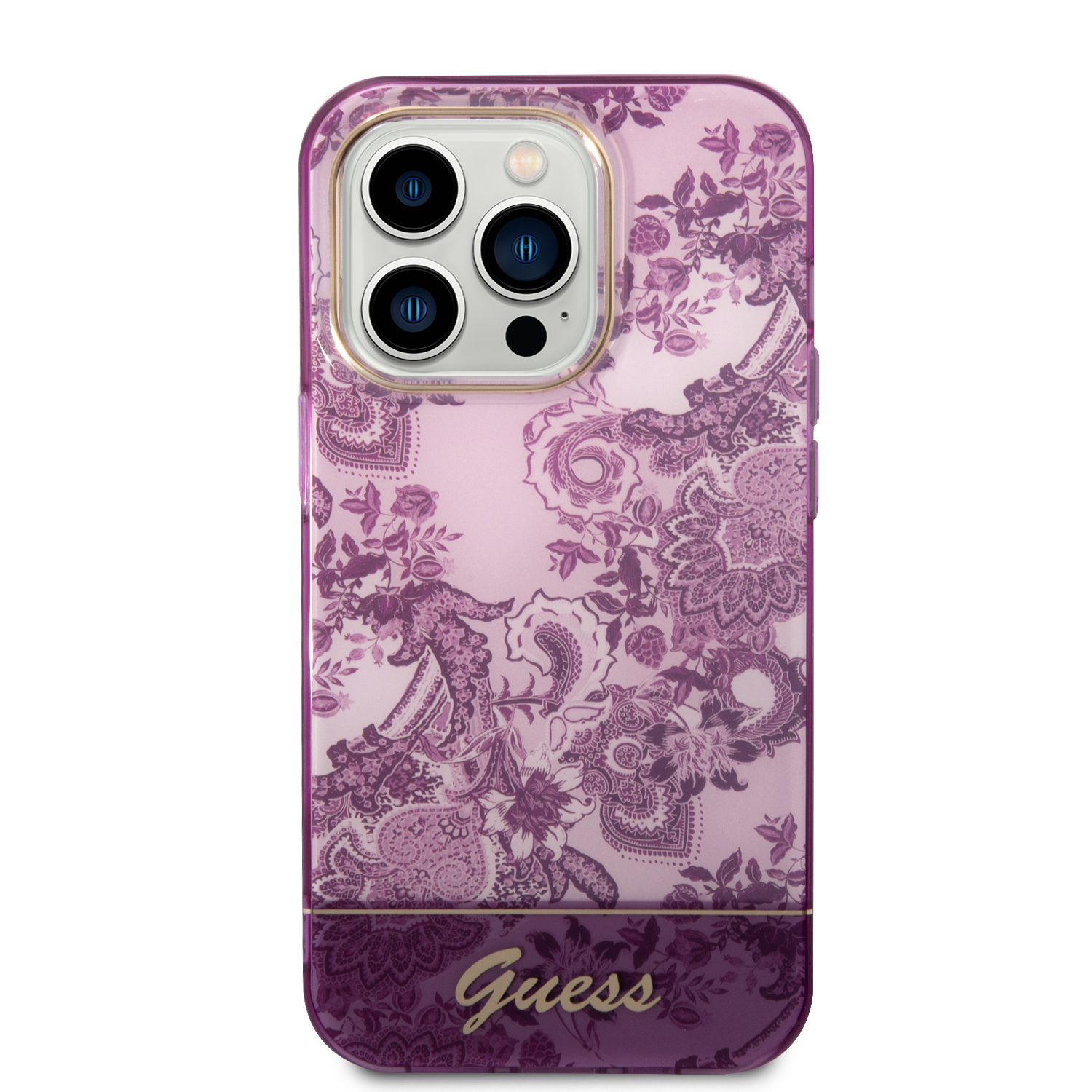 Dėklas GUESS GUHCP14XHGPLHF IPHONE 14 PRO MAX 6,7 colių FUCHSJA / FUSCHIA PORCELAN KOLEKCIJA aprašymas - Prekės nuotrauka Dėklas GUESS GUHCP14XHGPLHF IPHONE 14 PRO MAX 6,7 colių FUCHSJA / FUSCHIA PORCELAN KOLEKCIJA aprašymas - Prekės nuotrauka