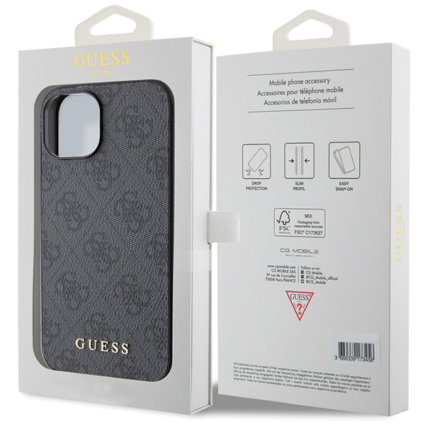Dėklas GUESS GUHCP15SG4GFGR IPHONE 15/14/13 6.1 Dėklas GUESS GUHCP15SG4GFGR IPHONE 15/14/13 6.1
