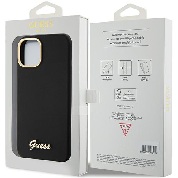 Dėklas GUESS GUHCP15SSMBSLK IPHONE 15/14/13 6.1 