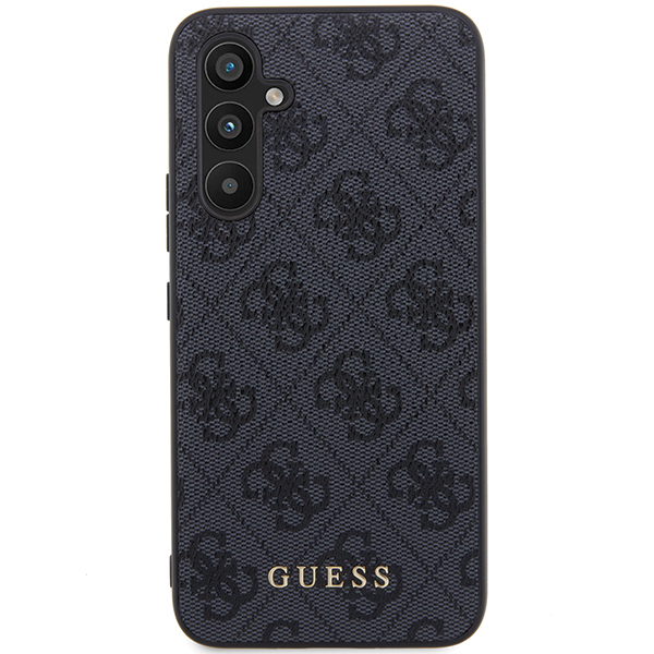 Guess GUHCS23FEG4GFGR S23 FE S711 pilkas kietas dėklas 4G Metal Gold Logo aprašymas - Prekės nuotrauka