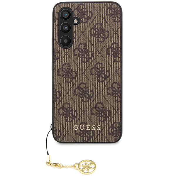 Guess GUHCS23FEGF4GBR S23 FE S711 rudos spalvos kietas dėklas 4G Charms Collection aprašymas - Prekės nuotrauka