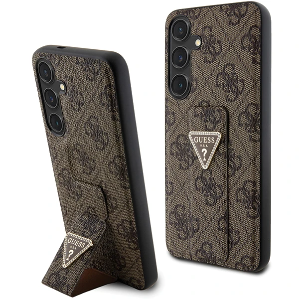 Guess GUHCS24LPGS4TDW S24 Ultra S928 dėklas telefonui rudos spalvos Grip Stand 4G Triangle Strass aprašymas - Prekės nuotrauka Guess GUHCS24LPGS4TDW S24 Ultra S928 dėklas telefonui rudos spalvos Grip Stand 4G Triangle Strass aprašymas - Prekės nuotrauka