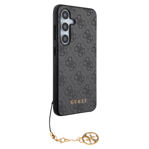 Guess GUHCSA35GF4GGR A35 A356 juodos spalvos kietas dėklas 4G Charms Collection aprašymas - Prekės nuotrauka