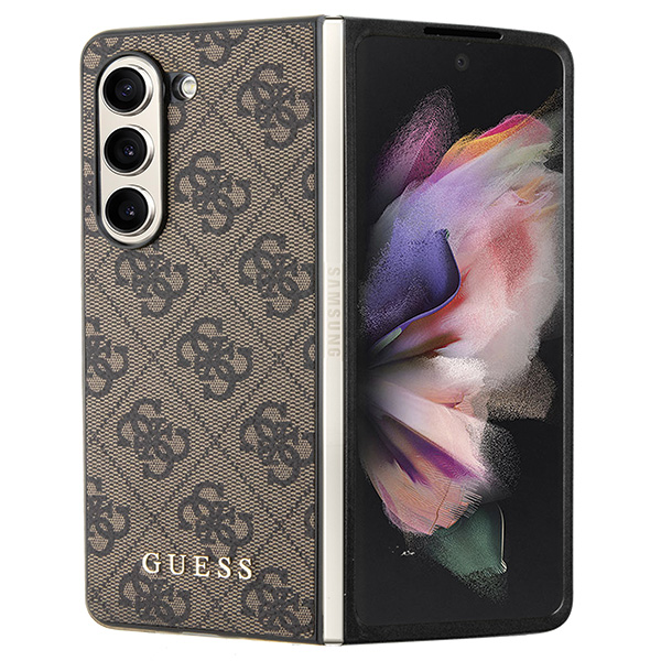 Guess GUHCZFD5GF4GBR F946 Z Fold5 rudos spalvos kietas dėklas 4G Charms Collection aprašymas - Prekės nuotrauka Guess GUHCZFD5GF4GBR F946 Z Fold5 rudos spalvos kietas dėklas 4G Charms Collection aprašymas - Prekės nuotrauka