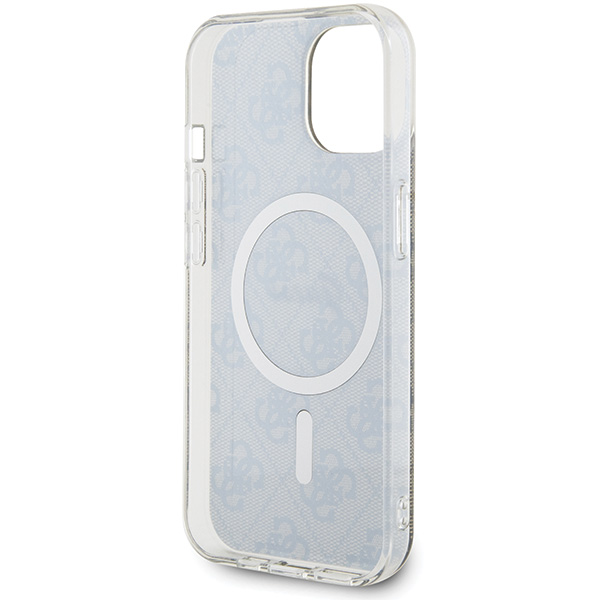 Guess GUHMP13MH4STW iPhone 13 / 14 / 15 6.1″ rudos spalvos kietas dėklas 4G MagSafe aprašymas - Prekės nuotrauka