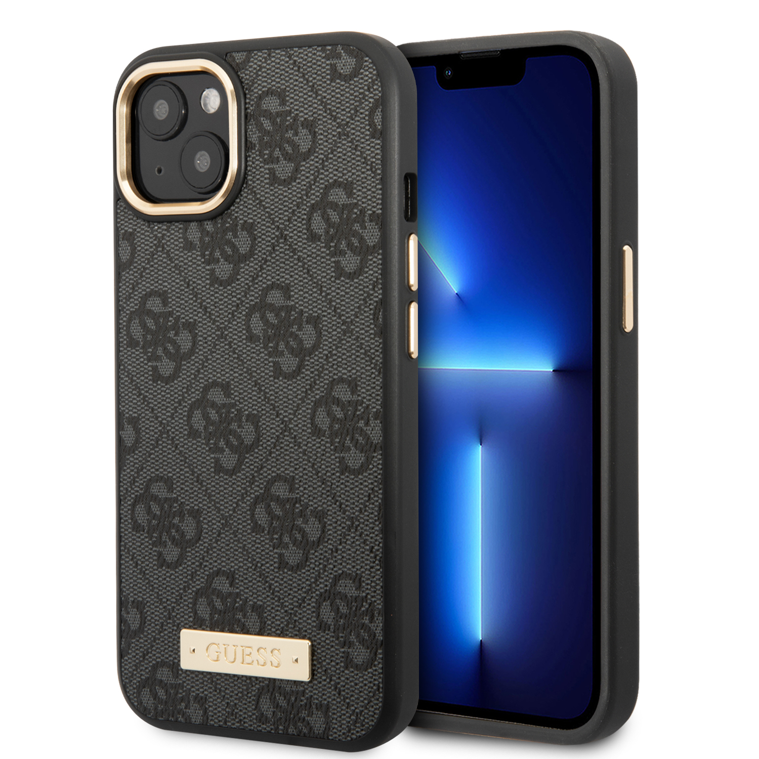 Guess GUHMP14MU4GPRK Apple iPhone 14 Plus / 15 Plus 6.7″ juodos spalvos kietas dėklas 4G Logo Plate MagSafe aprašymas - Prekės nuotrauka Guess GUHMP14MU4GPRK Apple iPhone 14 Plus / 15 Plus 6.7″ juodos spalvos kietas dėklas 4G Logo Plate MagSafe aprašymas - Prekės nuotrauka