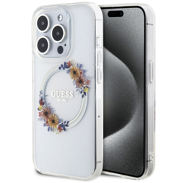 Dėklas GUESS GUHMP15LHFWFFCT IPHONE 15 PRO 6.1 Dėklas GUESS GUHMP15LHFWFFCT IPHONE 15 PRO 6.1