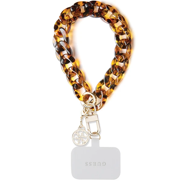 Dėklas Guess GUOUCBMC4MT Universal Didelis dirželis rankai Acetate Acrylic 4G Charm aprašymas - Prekės nuotrauka