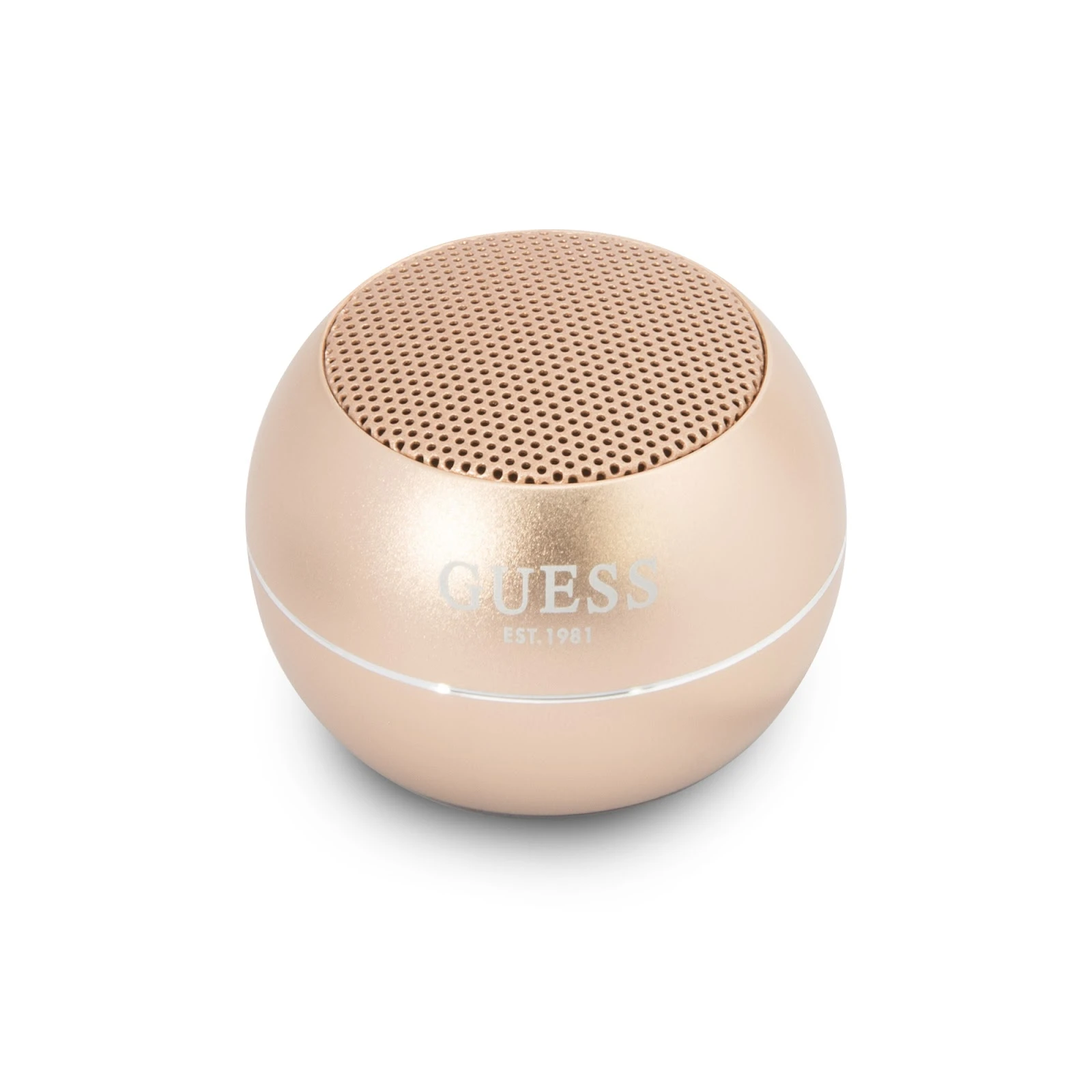 Guess kolonėlė Bluetooth GUWSALGED Speaker mini auksinis aprašymas - Prekės nuotrauka