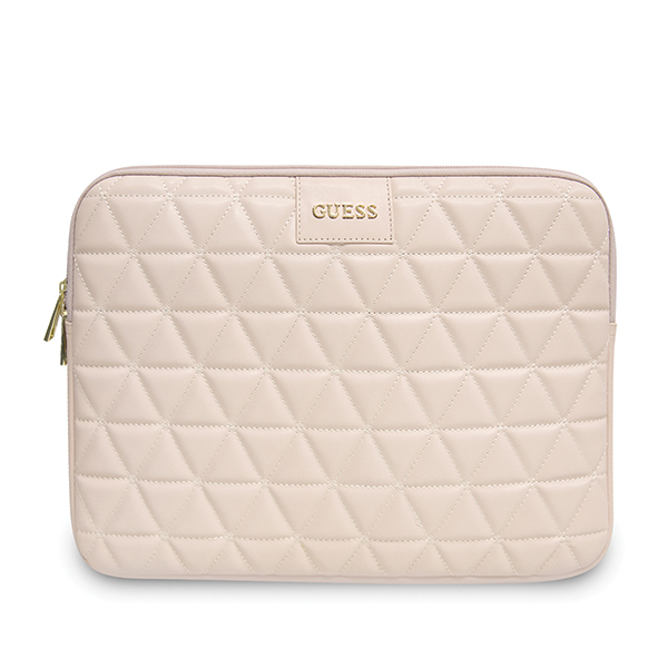 Guess kompiuterio dėklas GUCS13QLPK 13″ rožinės spalvos Quilted aprašymas - Prekės nuotrauka