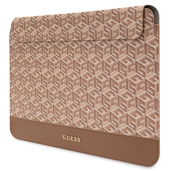 Guess kompiuterio dėklas GUCS14HGCFSEW 14″ rudos spalvos GCube Stripes aprašymas - Prekės nuotrauka