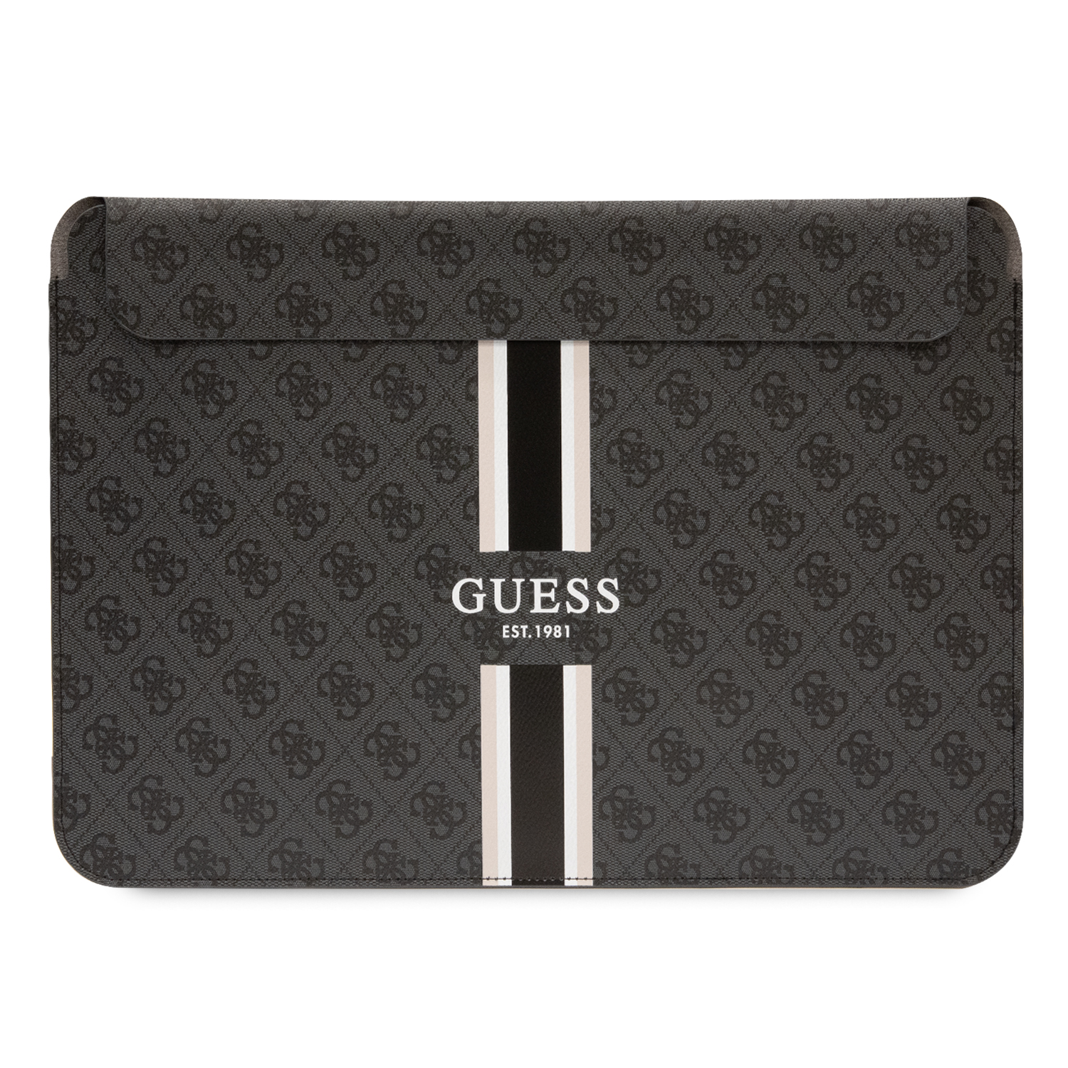 Guess kompiuterio dėklas GUCS14P4RPSK 14″ juodos spalvos 4G Printed Stripes aprašymas - Prekės nuotrauka