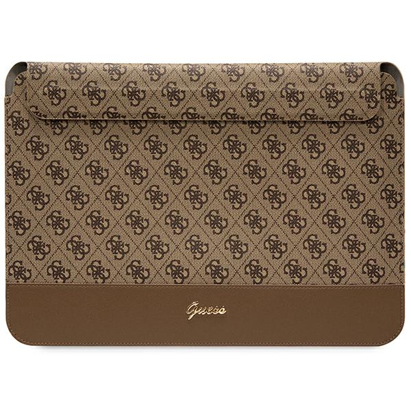 Guess kompiuterio dėklas GUCS14PS4SGW 14″ rudos spalvos 4G Stripe Metal Logo aprašymas - Prekės nuotrauka