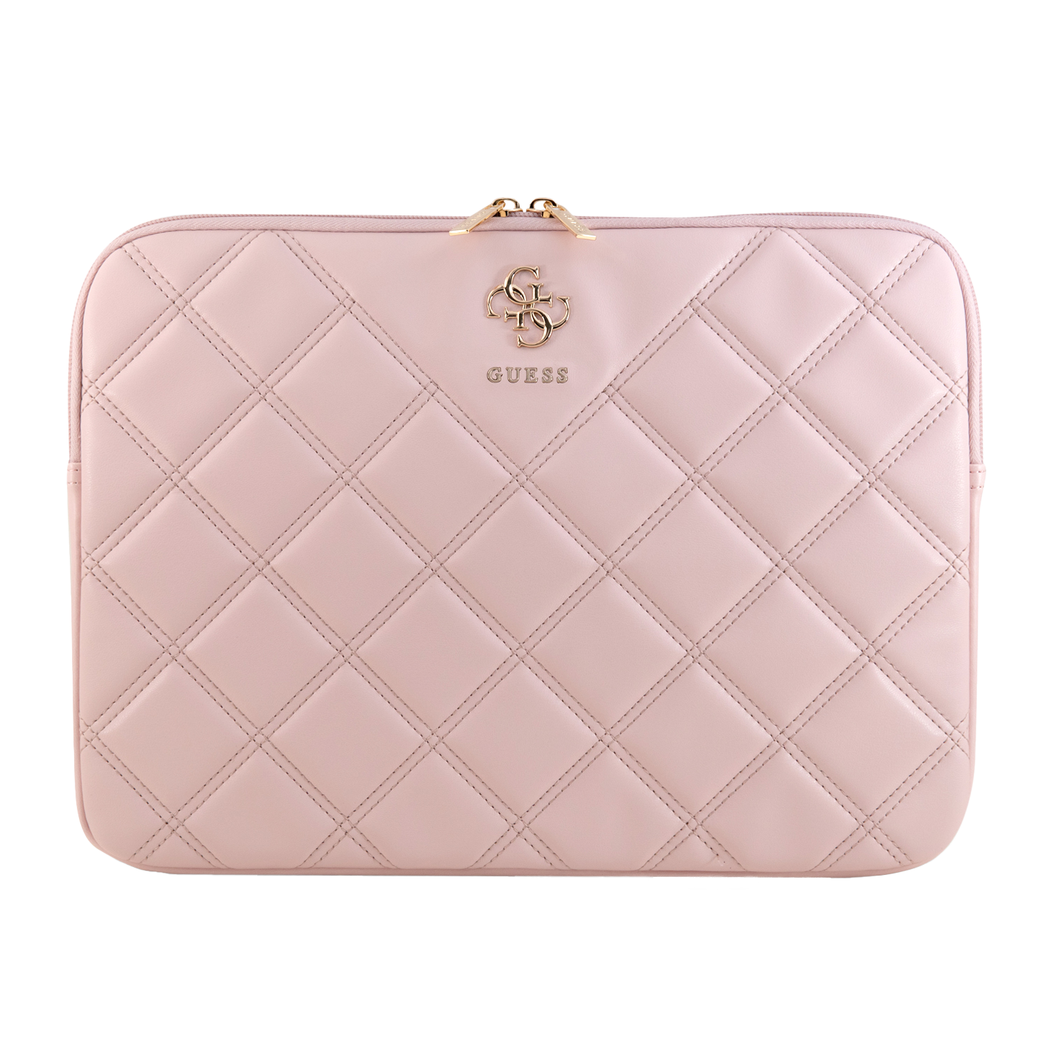 Guess kompiuterio dėklas GUCS14ZPSQSSGP 14″ rožinės spalvos Quilted 4G aprašymas - Prekės nuotrauka
