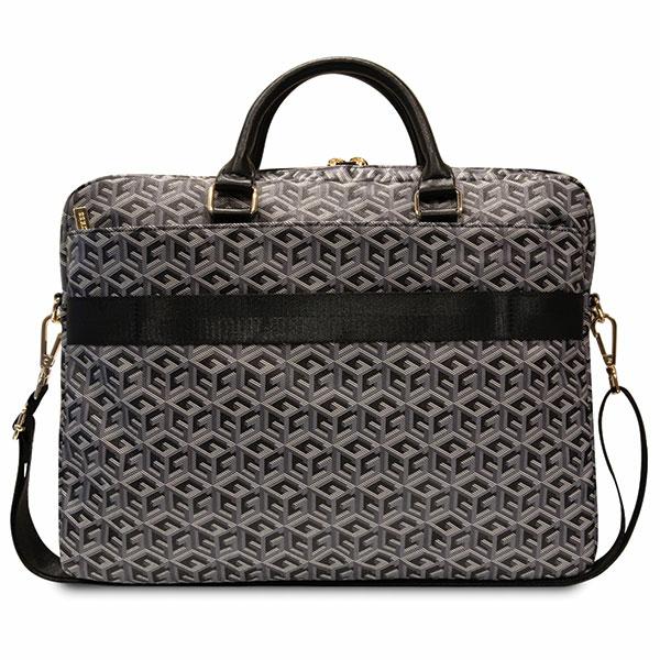 Guess kompiuterio krepšys GUCB15HGCFSEK 16″ juodos spalvos GCube Stripes aprašymas - Prekės nuotrauka