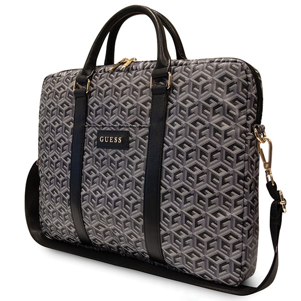 Guess kompiuterio krepšys GUCB15HGCFSEK 16″ juodos spalvos GCube Stripes aprašymas - Prekės nuotrauka