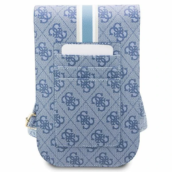 Dėklas Guess krepšys 4G Stripes (GUWBP4RPSB) mėlynos spalvos aprašymas - Prekės nuotrauka