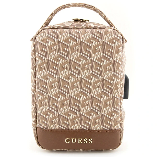 Guess krepšys GCube Stripes (GUHBHGCFSEW) rudos spalvos aprašymas - Prekės nuotrauka Guess krepšys GCube Stripes (GUHBHGCFSEW) rudos spalvos aprašymas - Prekės nuotrauka