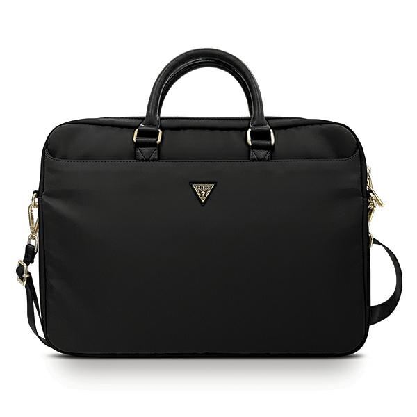 Guess Krepšys GUCB15NTMLBK 16″ juodos spalvos Nylon Triangle Logo aprašymas - Prekės nuotrauka Guess Krepšys GUCB15NTMLBK 16″ juodos spalvos Nylon Triangle Logo aprašymas - Prekės nuotrauka
